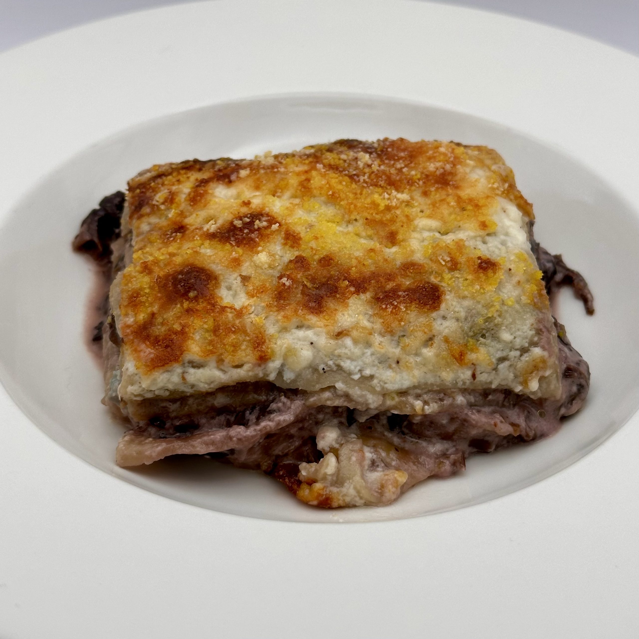 Lasagne with Radicchio and Gorgonzola | Carlo Florence chef