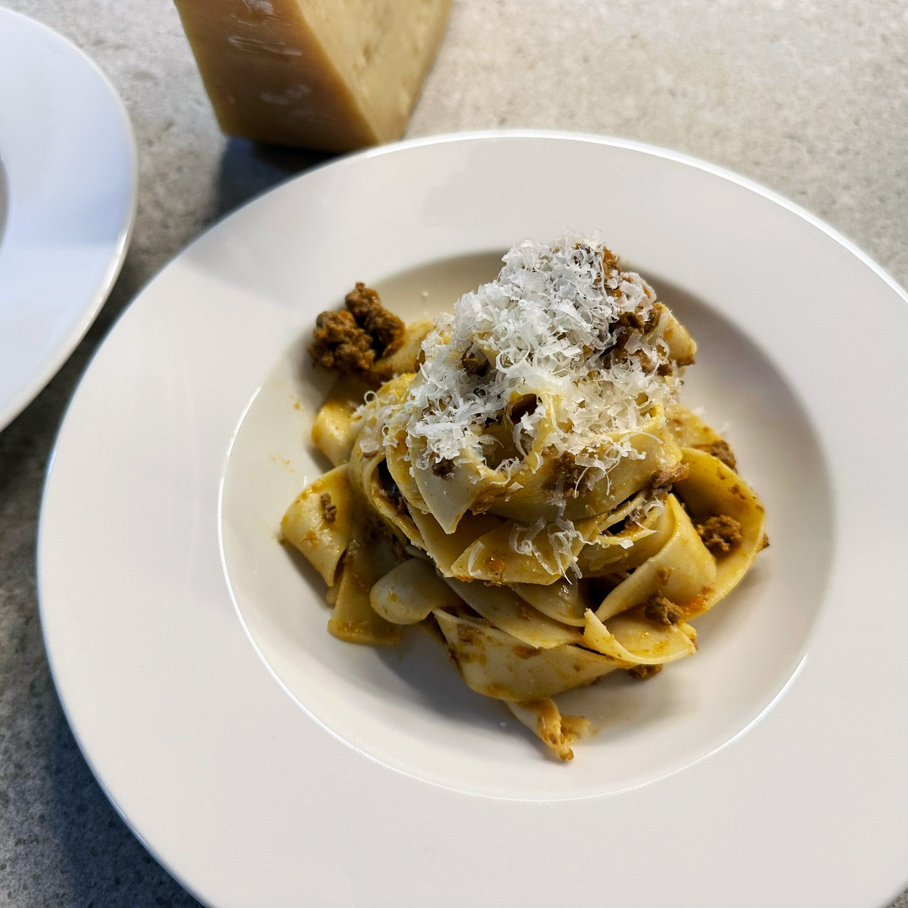 Homemade pappardelle with duck sauce | Carlo Florence chef