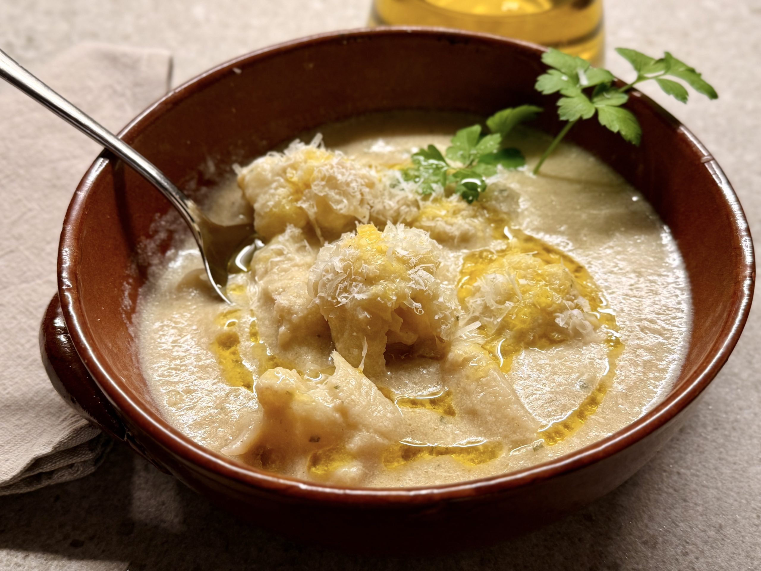 Cauliflower Florets Soup | Carlo Florence chef