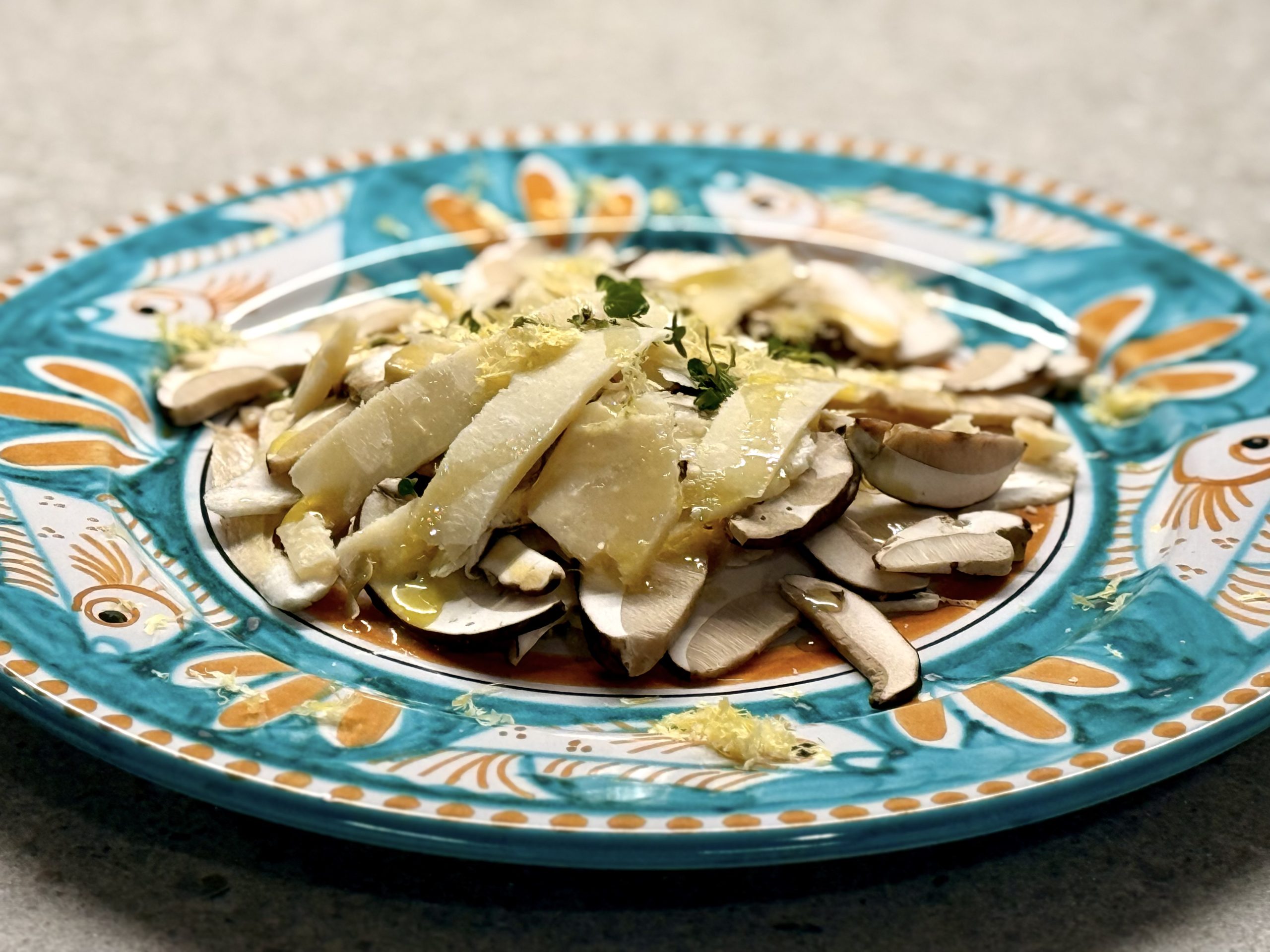 Porcini and Parmigiano Salad | Carlo Florence chef
