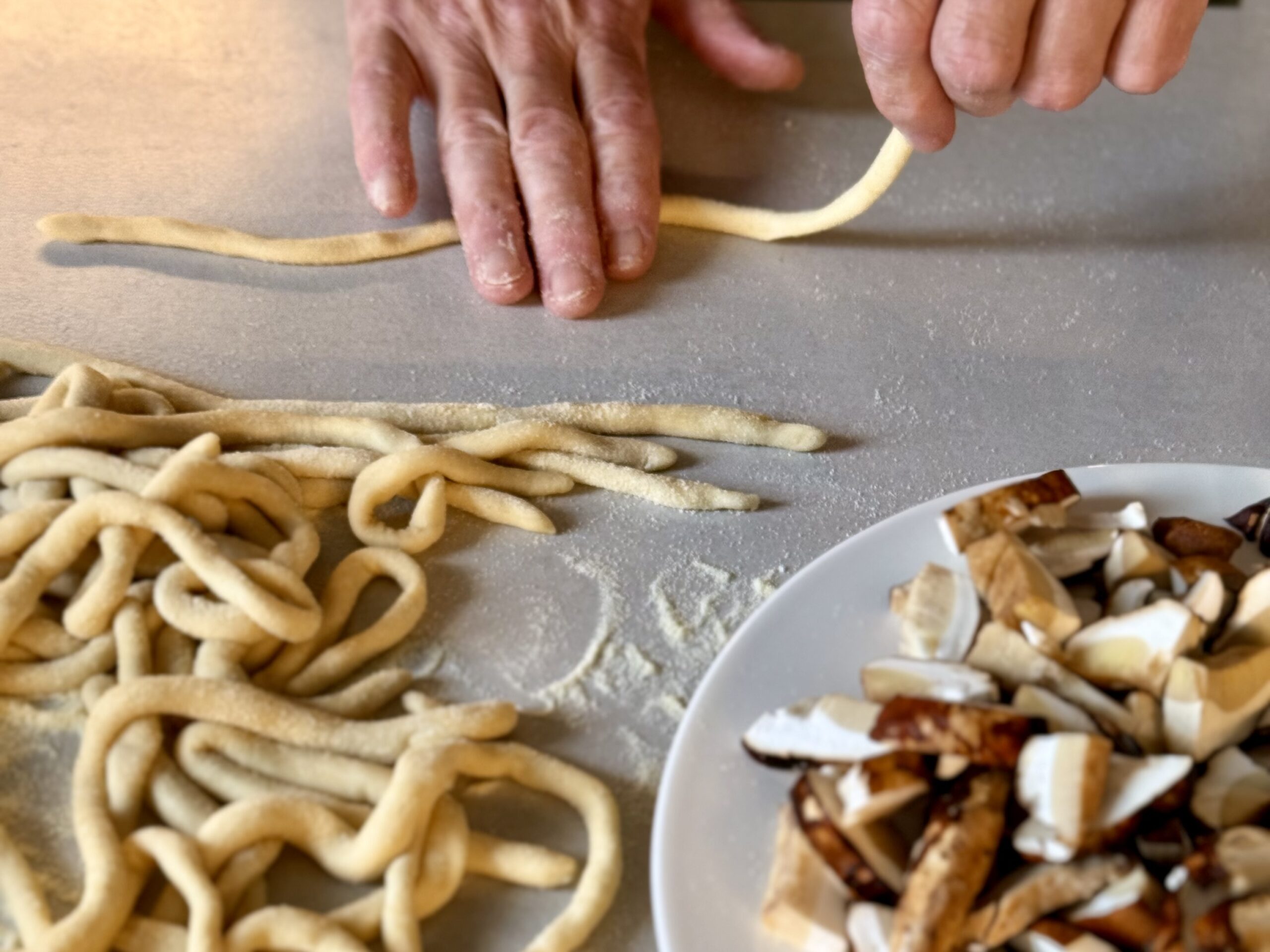Hand-Rolled Pici – Traditional Tuscan Recipe | Carlo Florence chef