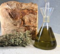 Bread, Sicilian oregano and extra-virgin olive oil